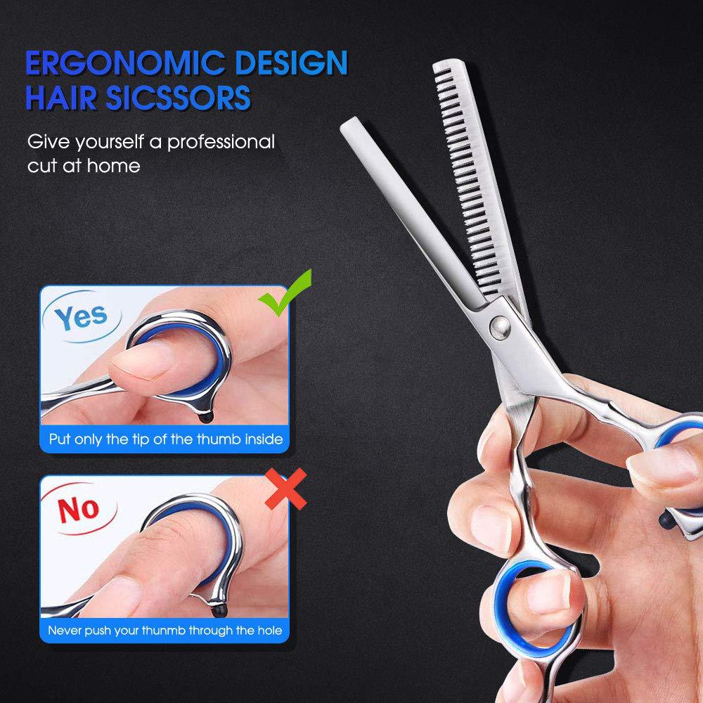 6 Inch Hair Scissors Professional Cutting Thinning Scissors Barber Shears